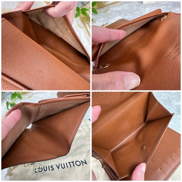 SOLD Louis Vuitton Monogram Porte Tresor Etui Papiers  Crossbody w/ Chain - Picture 10 of 14